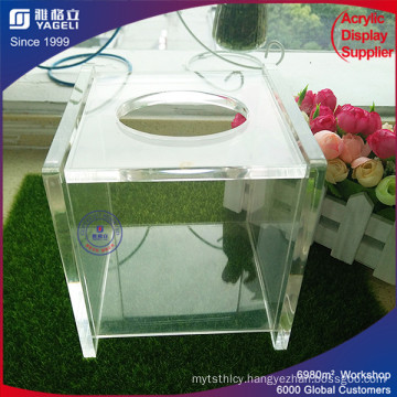 Square Transparent Acrylic Tissue Box